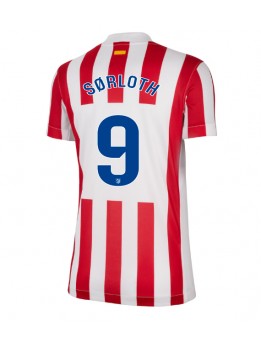 Billige Atletico Madrid Alexander Sorloth #9 Hjemmedrakt Dame 2025-26 Kortermet